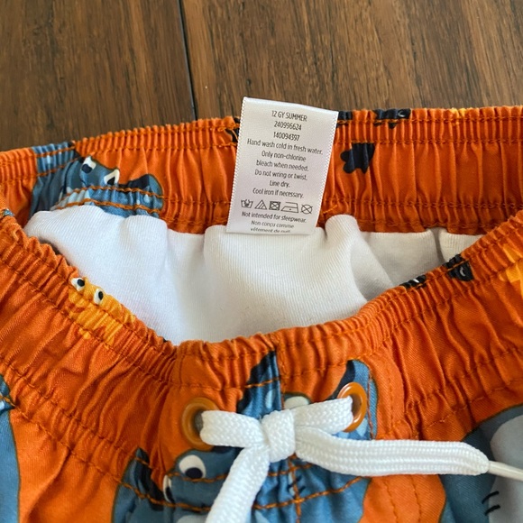 🚨Gymboree Swimming Trunks Stingray & Fish sz 3t - Picture 8 of 10